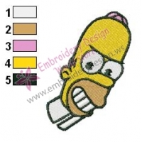 Simpsons Embroidery Design 02